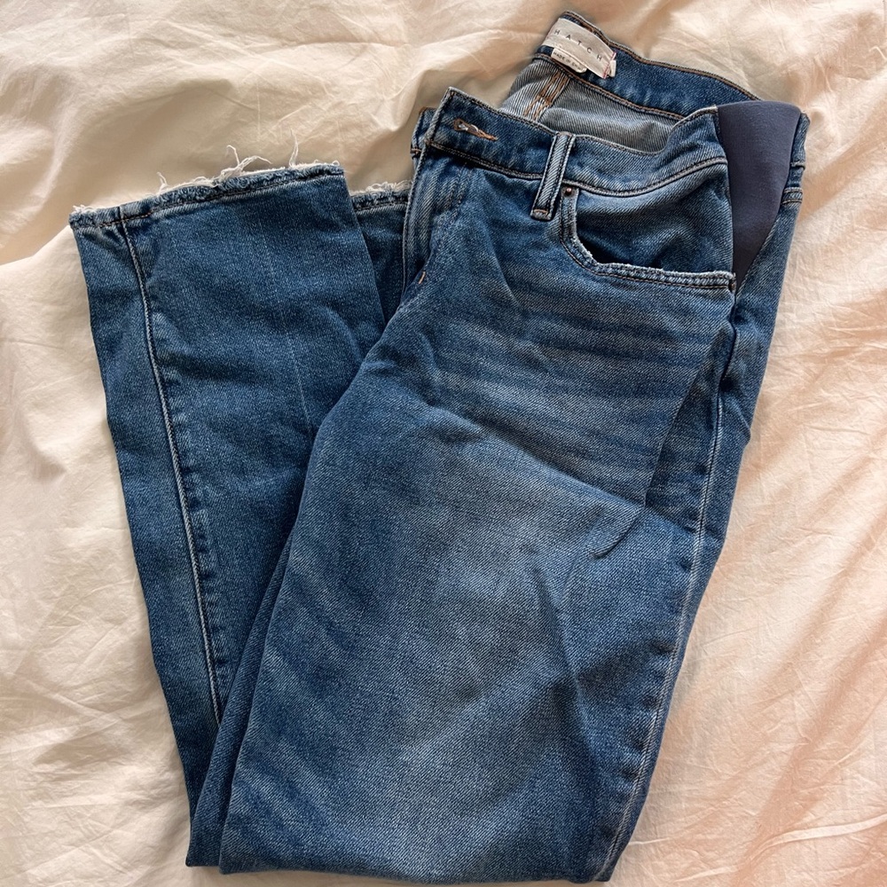 Hatch Boyfriend Maternity Jeans